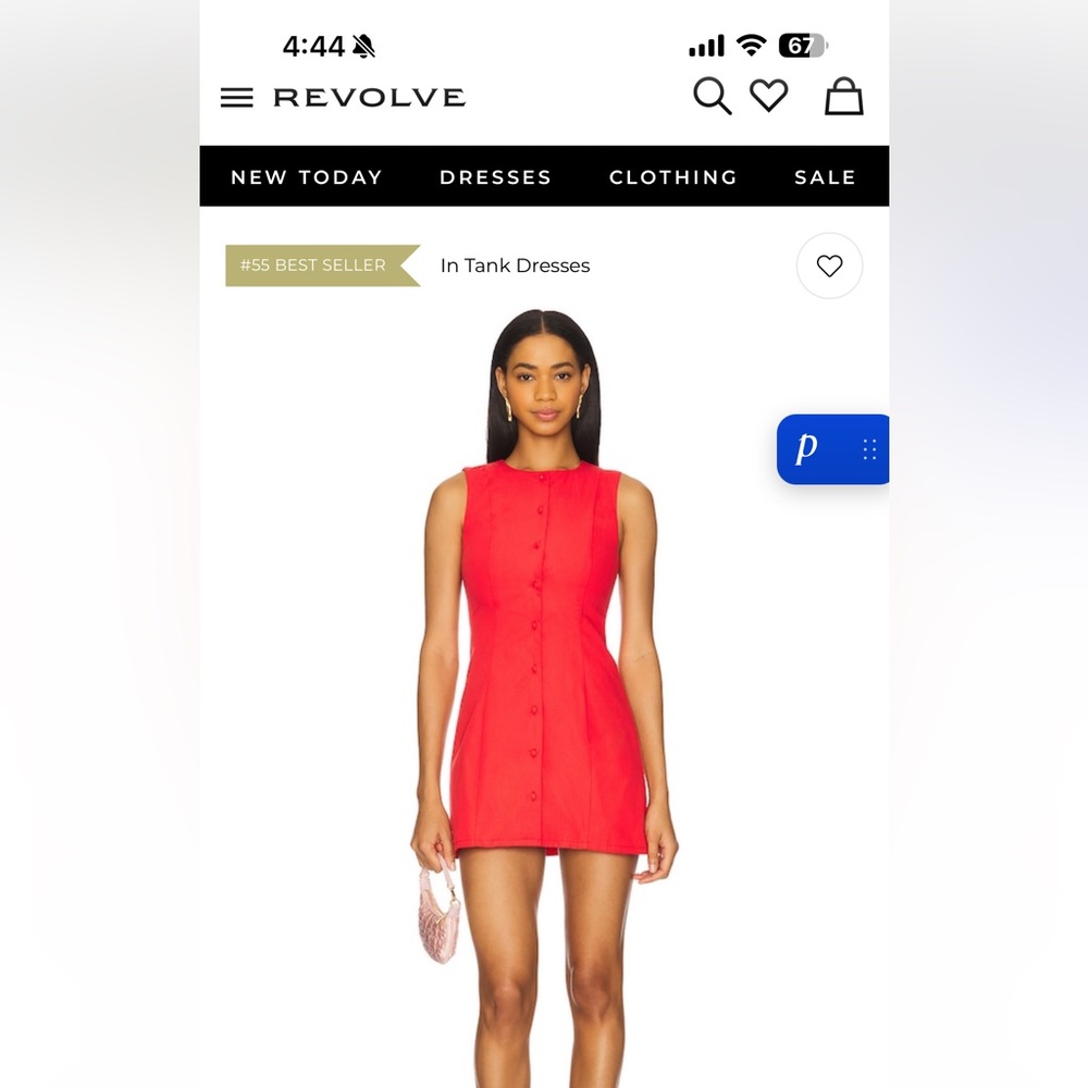 Revolve Selma Mini Dress in Red